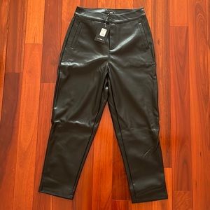 Black Leather Pants - Fashion Nova